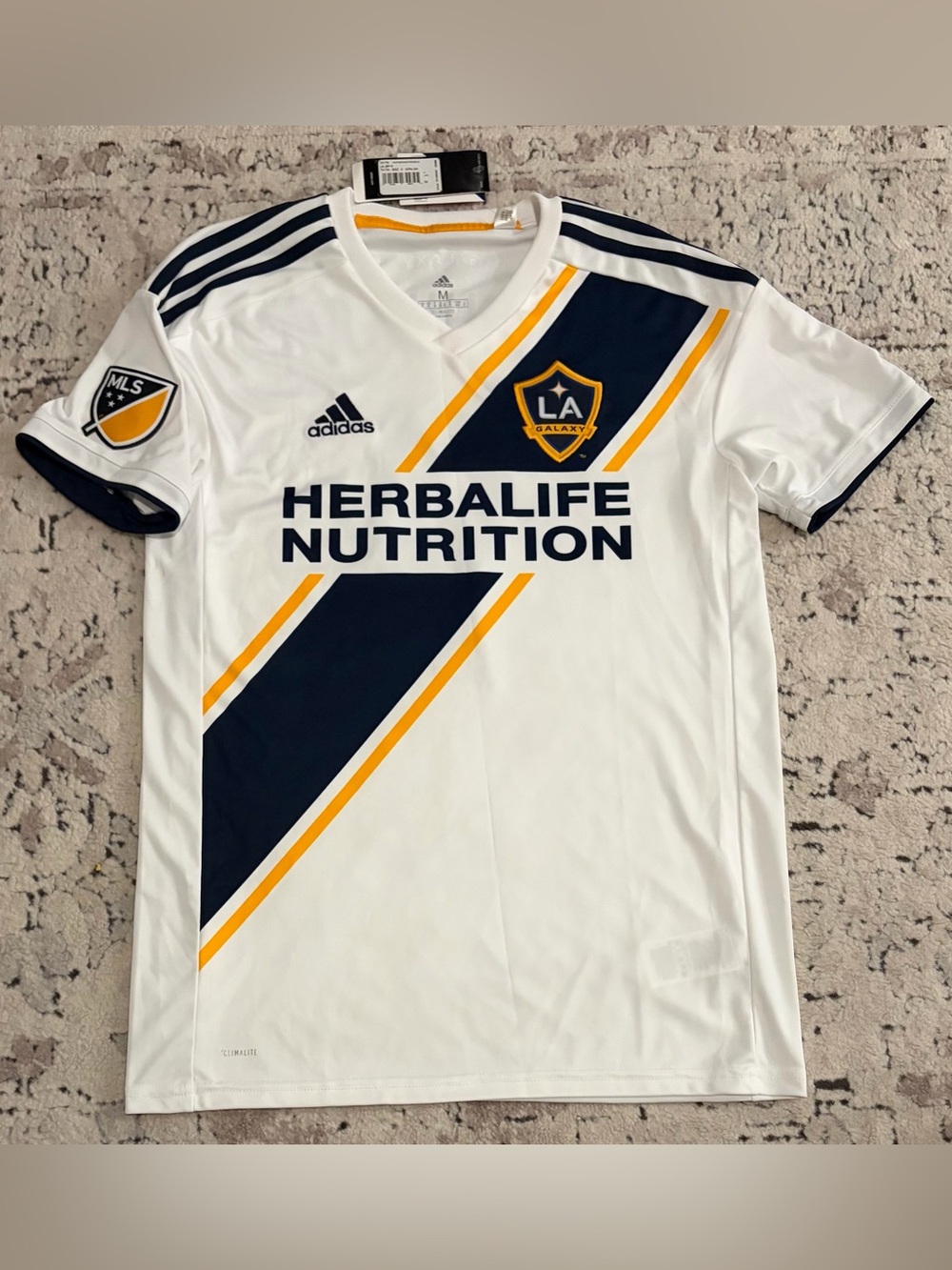 Adidas Authentic LA Galaxy Zlatan Ibrahimovic #9 MLS CE3296 Jersey Men’s Sz: M